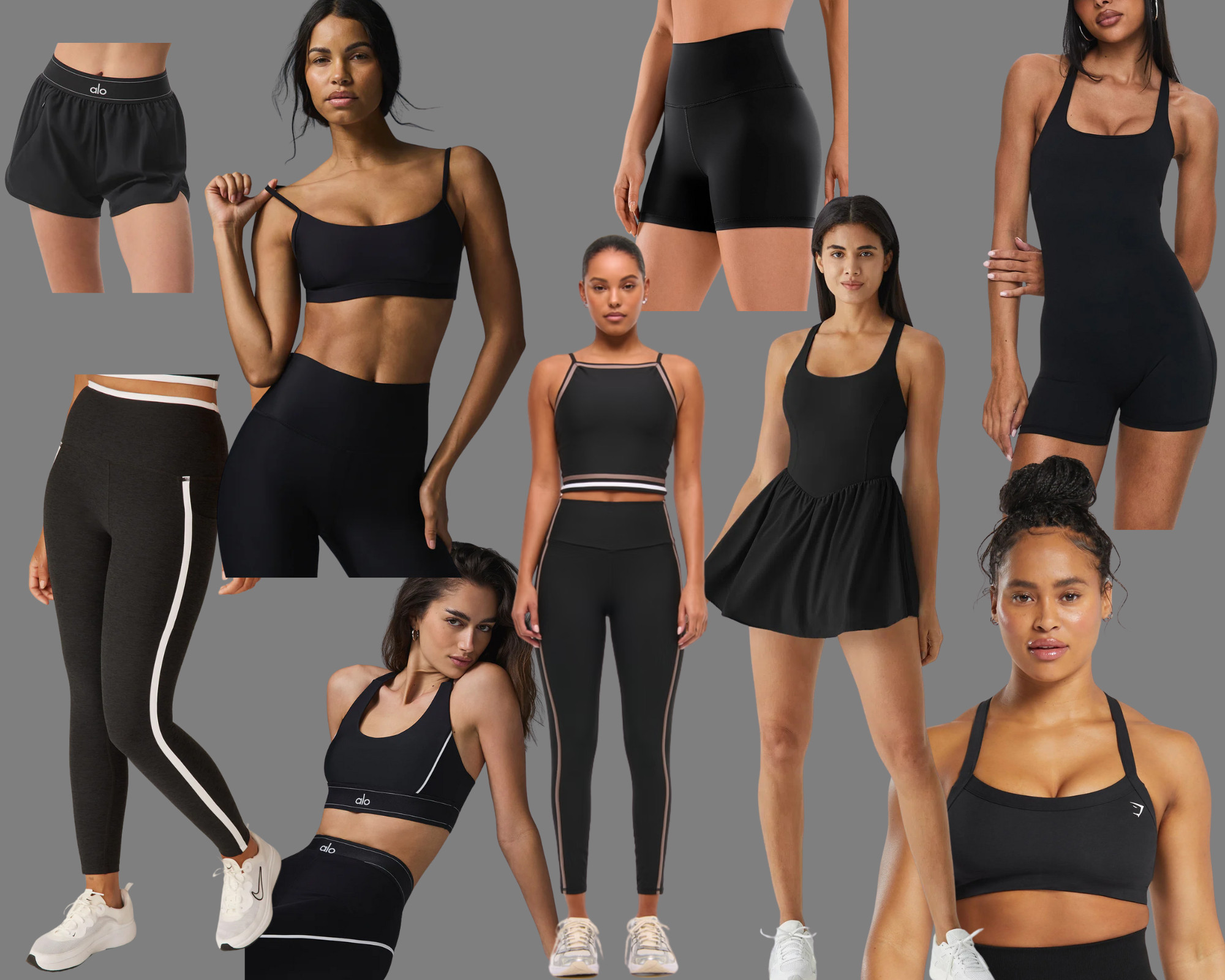 All black outfits for a bachelorette morning workout (Pilates princesses!!)  

 #LTKSeasonal #LTKActive #LTKFitness