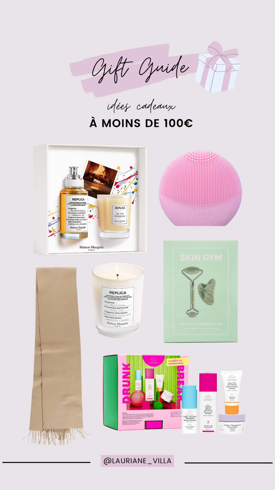 Idées cadeaux à moins de 100€

#LTKGiftGuide #LTKHoliday #LTKeurope