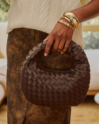 Tierra Woven Knot Handbag Espresso / O/S | VICI