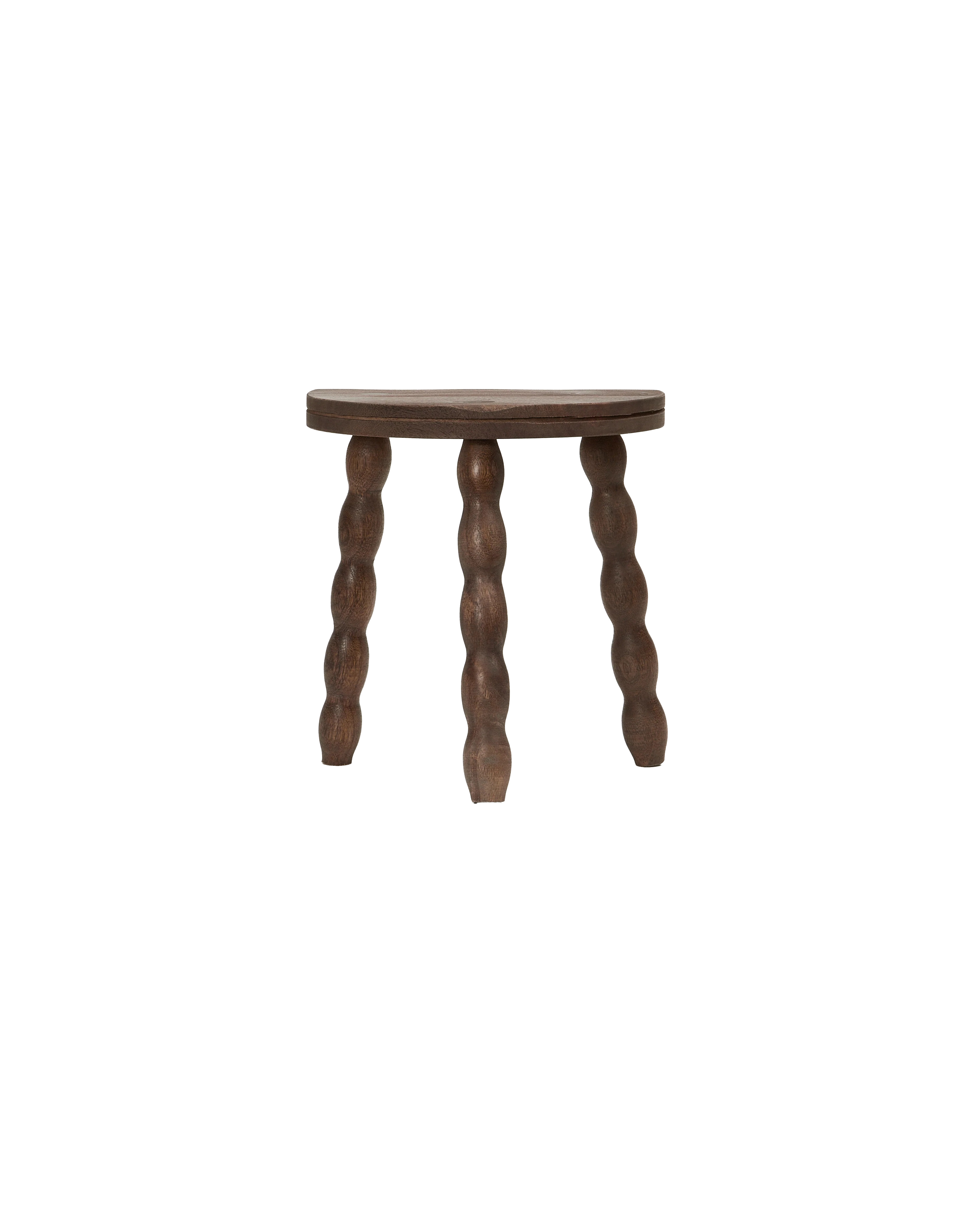 Olive Ateliers Milking Stool Petite Demi - Merlot from India | Olive Ateliers