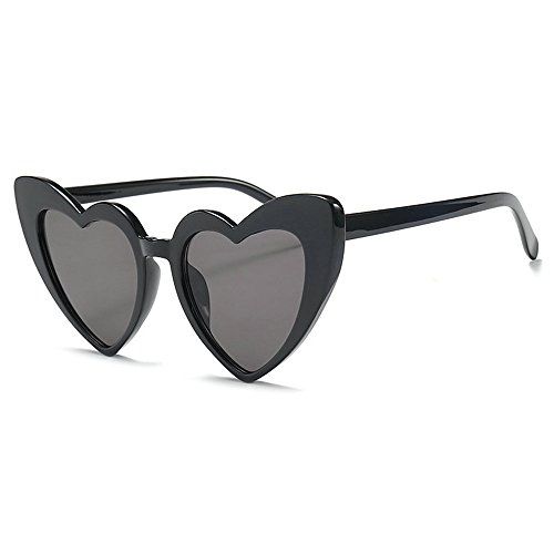 MINCL/New Fashion Love Heart Sexy Shaped Sunglasses For Women Girls Brand Designer Sunglasses UV400  | Amazon (US)