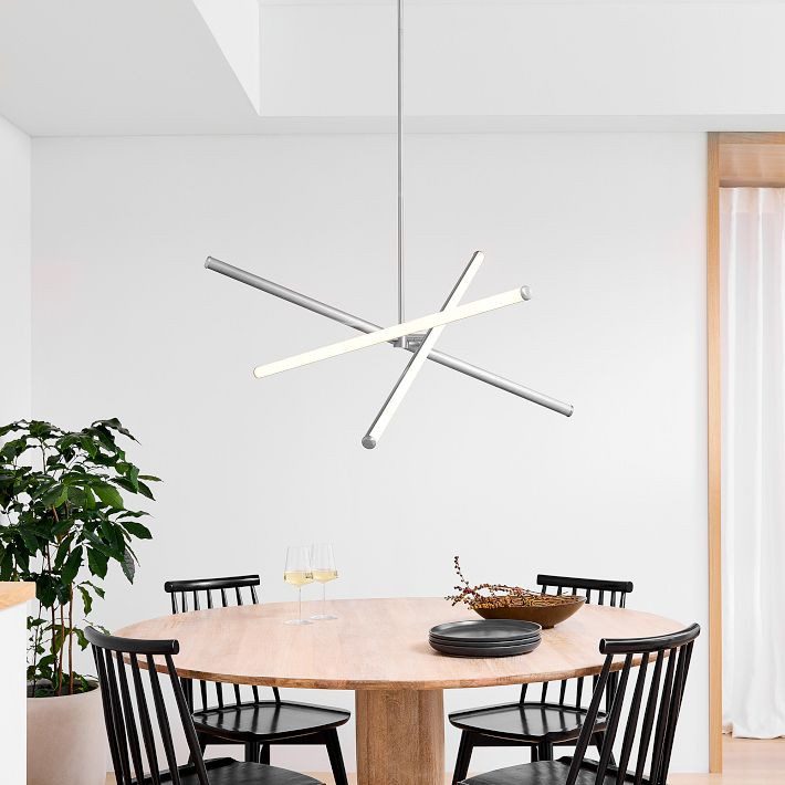 Light Rods LED Semi-Flush Mount | West Elm (US)