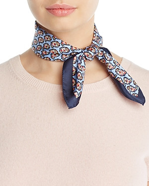 Tory Burch Paisley Silk Neck Scarf | Bloomingdale's (US)