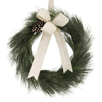 Holiday Living 24-in Indoor Green Mixed Needle Artificial Christmas Wreath | Lowe's