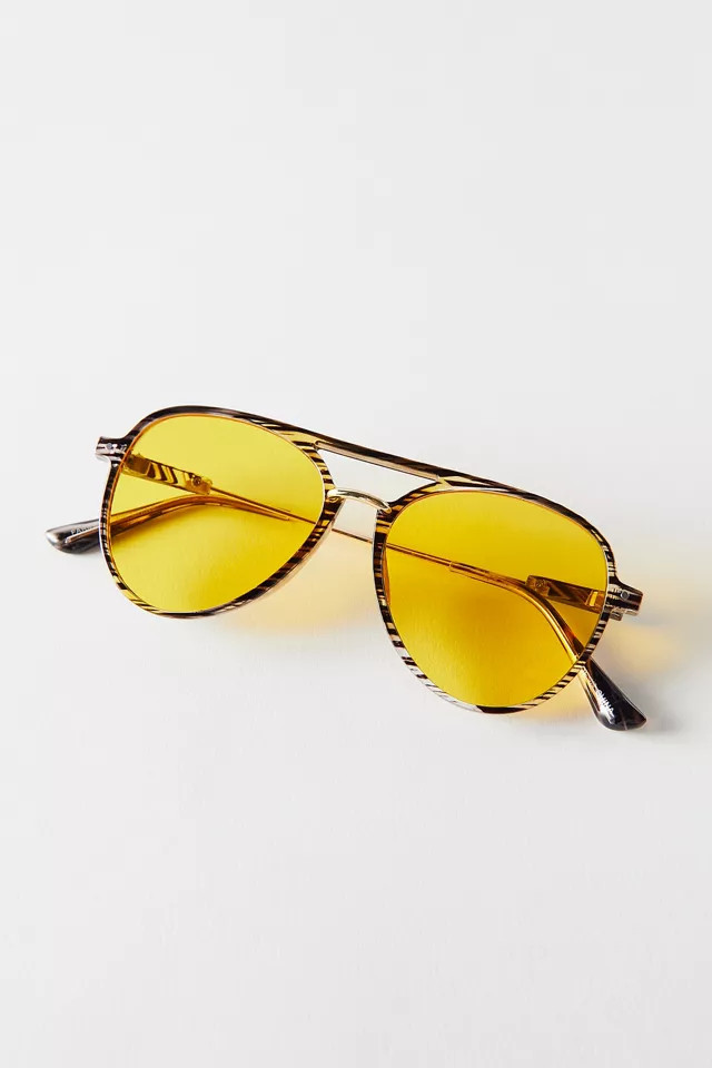 Combination Aviator Sunglasses | Urban Outfitters (US and RoW)