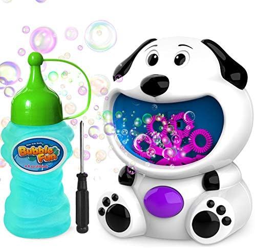 WisToyz Bubble Machine Dog Bubble Blower 500+ Bubbles Per Minute, Bubble Machine for Kids Toddler... | Amazon (US)