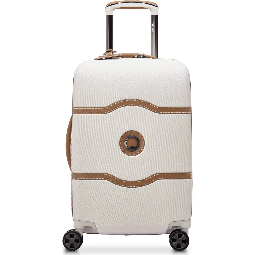 Delsey Paris Chatelet Air 2.0 Hardside 19" Carry On Spinner Luggage in Angora at Nordstrom | Nordstrom
