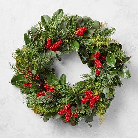 Jeff Leatham Parisian Christmas Faux Wreath | Williams-Sonoma