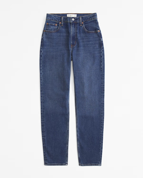 Curve Love High Rise Mom Jean | Abercrombie & Fitch (US)