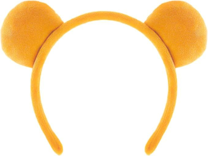 Yellow Bear Ears Headband Adult, Bear Costume for Halloween Festival Party, Bear Headband Hairban... | Amazon (US)