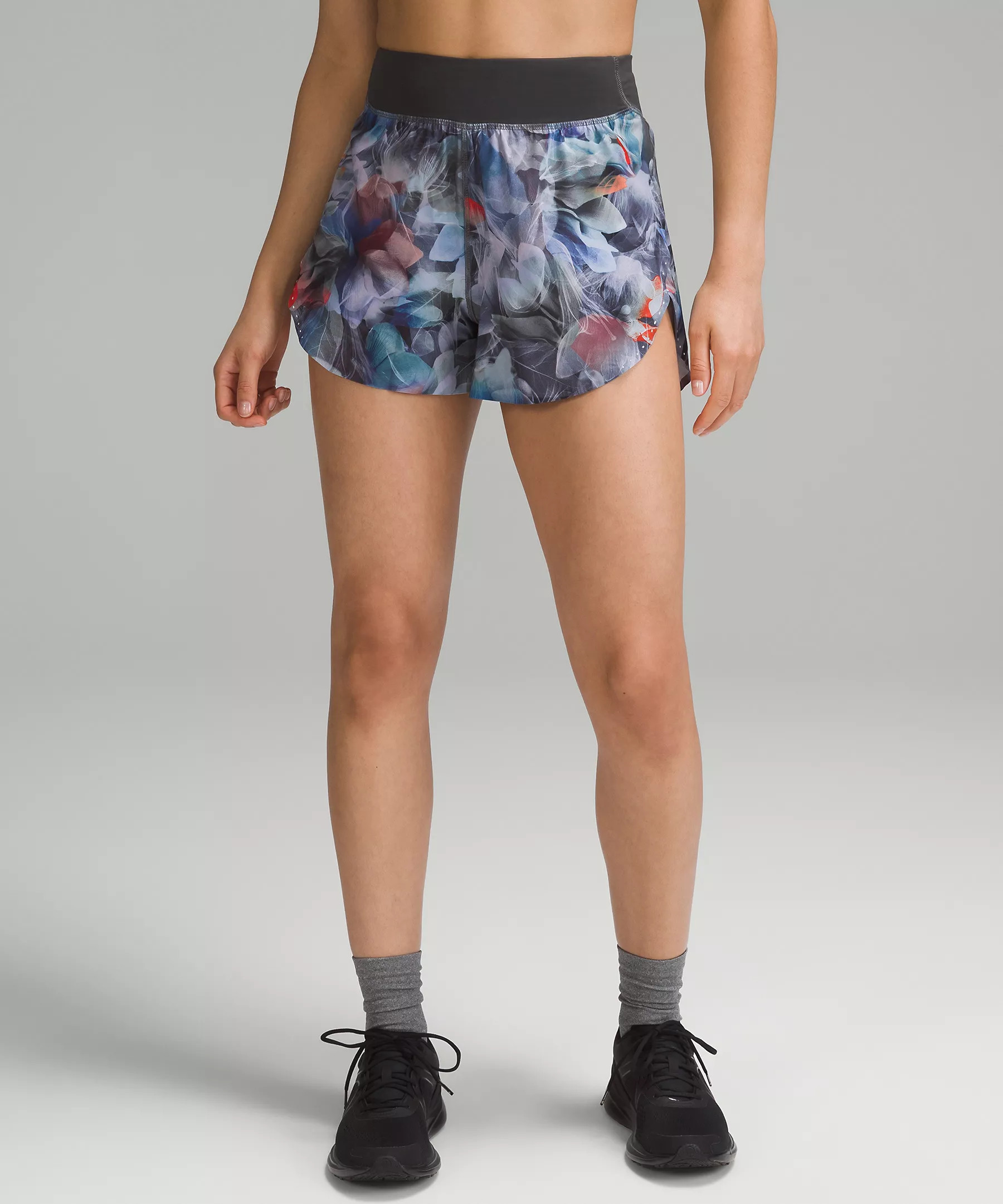 Fast and Free Reflective High-Rise Classic-Fit Short 3" | Women's Shorts | lululemon | Lululemon (US)