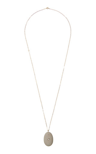 Feather One-of-a-Kind 18K Yellow Gold Diamond Necklace | Moda Operandi (Global)