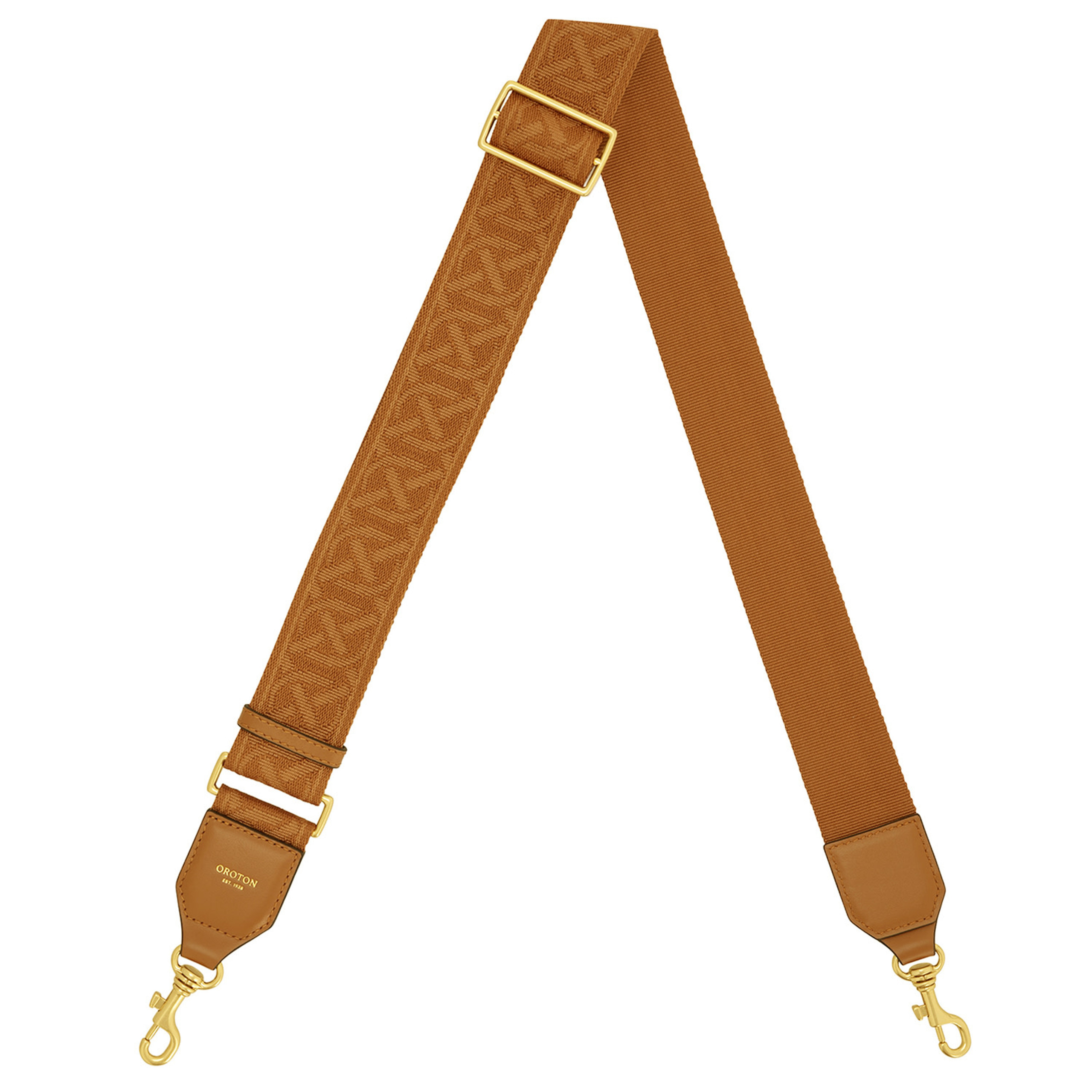 Logo Webbing Bag Strap - Amber | Oroton | Oroton