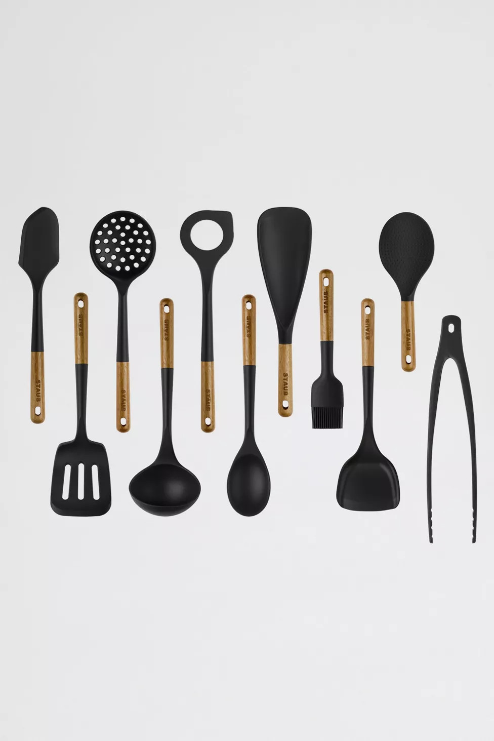Staub Silicone and Wood Cooking Utensil Set | Urban Outfitters (US and RoW)
