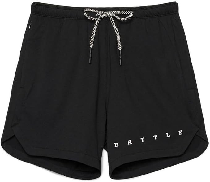 Battle Sports Fly 2.0 Kids Athletic Shorts - Lightweight 6” Inseam Sweat Wicking Drawstring Sho... | Amazon (US)