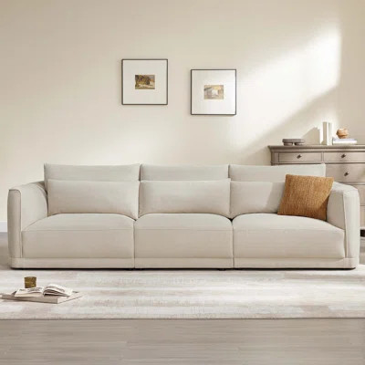 Westra Upholstered Curved Sofa | Wayfair North America