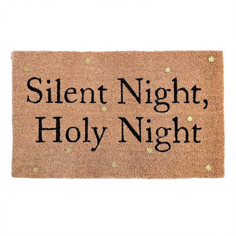 Providence Silent Night Coir Mat, 18x30 | At Home