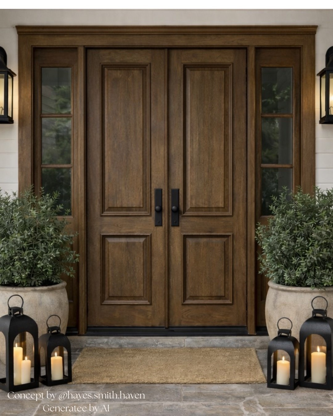 Outdoor lanterns, black lanterns, porch decor, neutral planters, outdoor planters 

#LTKHome