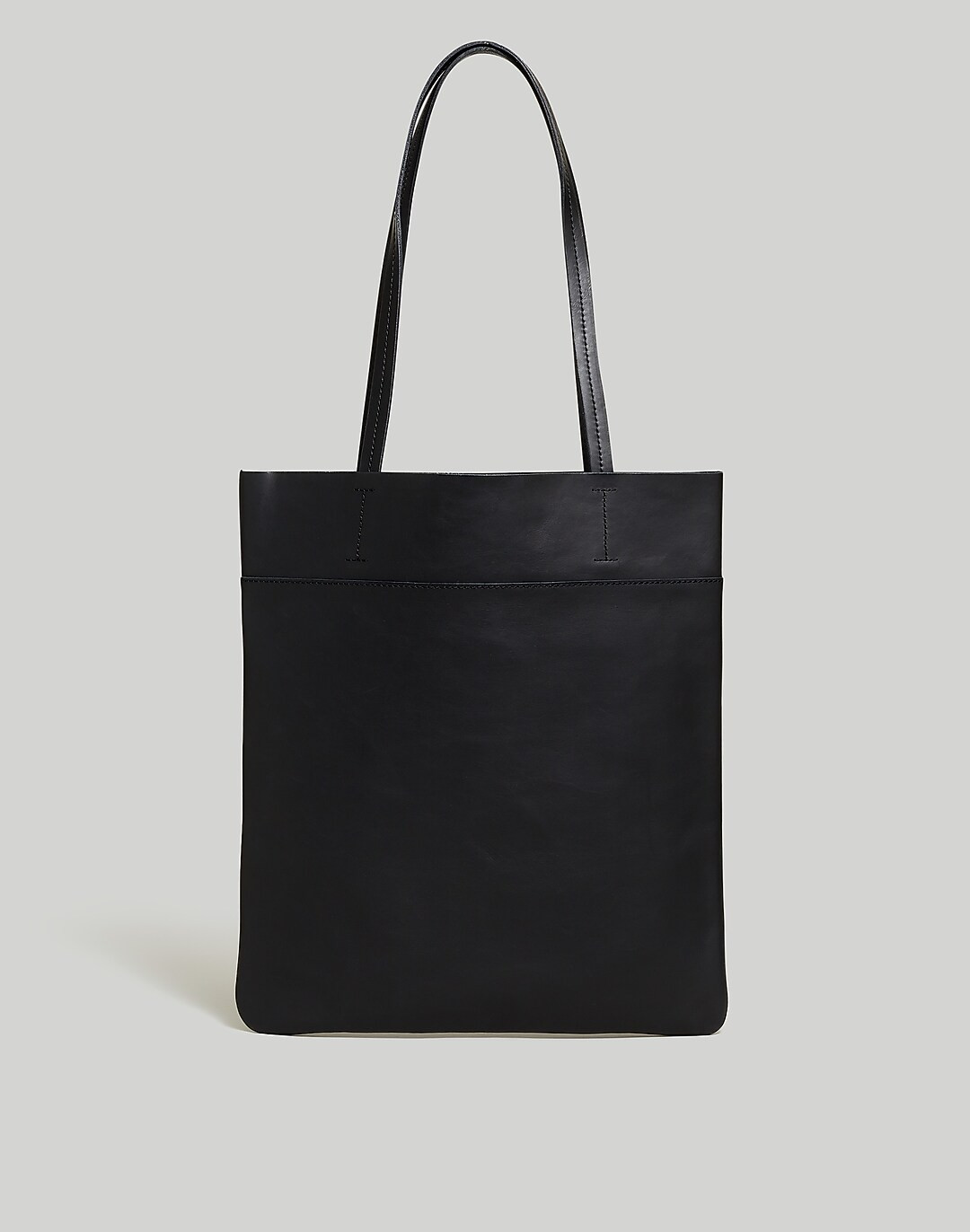 The Magazine Tote Bag in Leather | Madewell