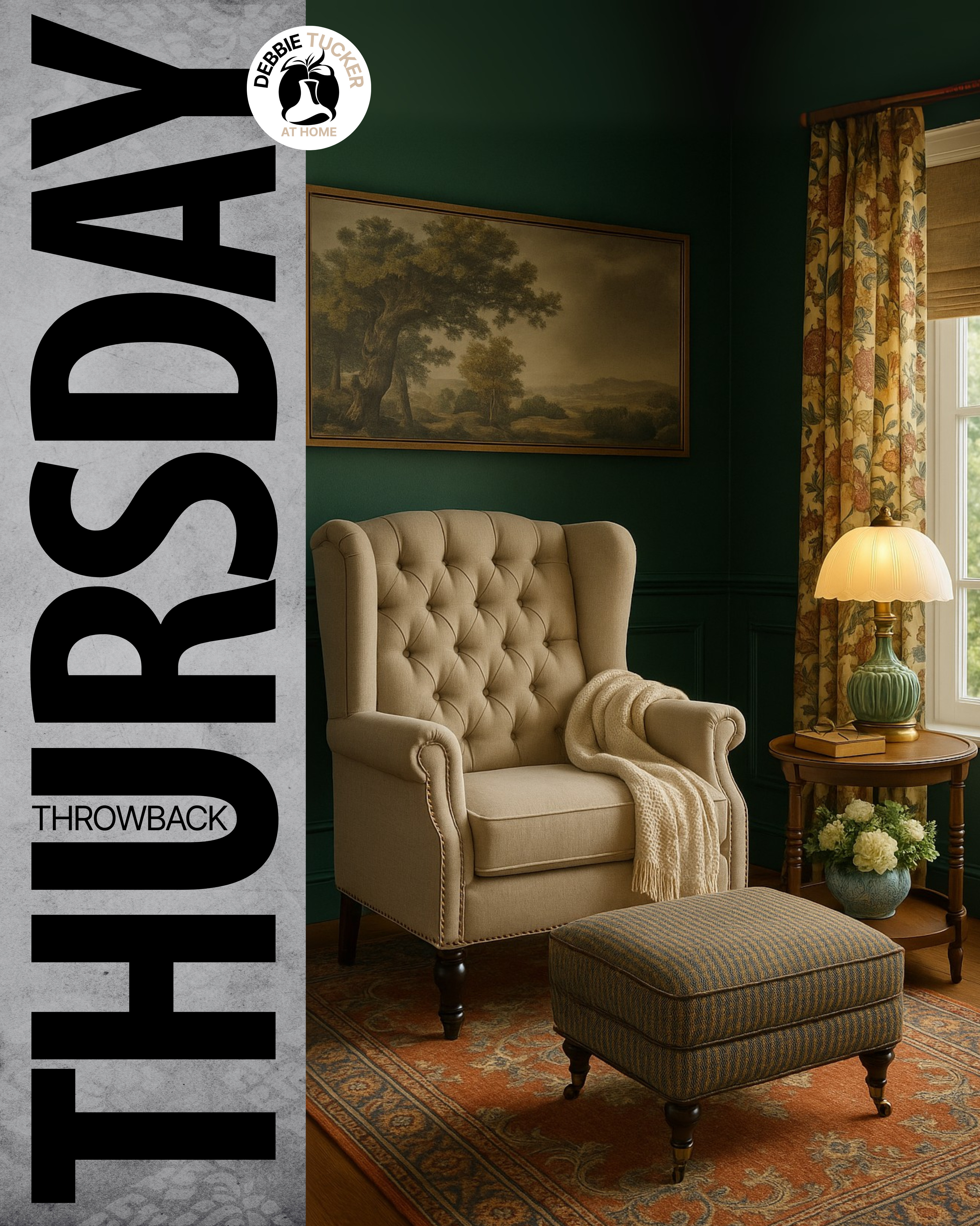 Discover a cozy vintage-inspired room featuring bold colors, classic fabrics, and timeless decor. Shop the full look! 

 #LTKHome