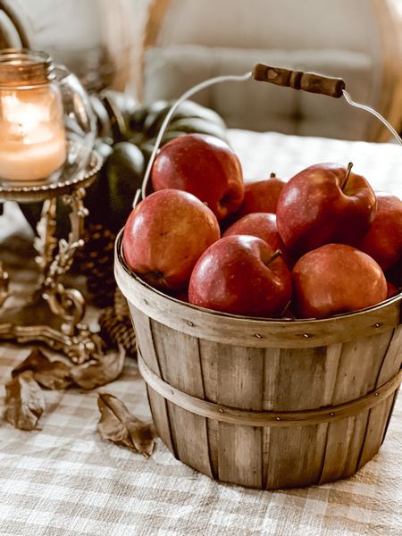 Cozy baskets that can be used year round but make apples look extra special during the fall. 🍎 🧺 🍂

#LTKSeasonal #LTKHalloween #LTKhome