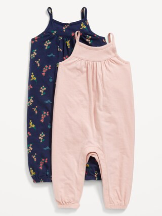 Sleeveless Jersey-Knit Jumpsuit 2-Pack for Baby | Old Navy (US)