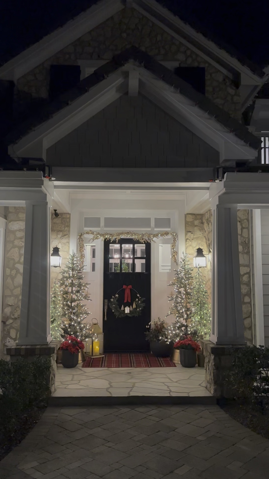Christmas porch! Obsessed with these trees! ✨🤩

#LTKSeasonal #LTKhome #LTKHoliday