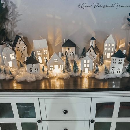 Christmas village 

#LTKhome #LTKSeasonal #LTKHoliday