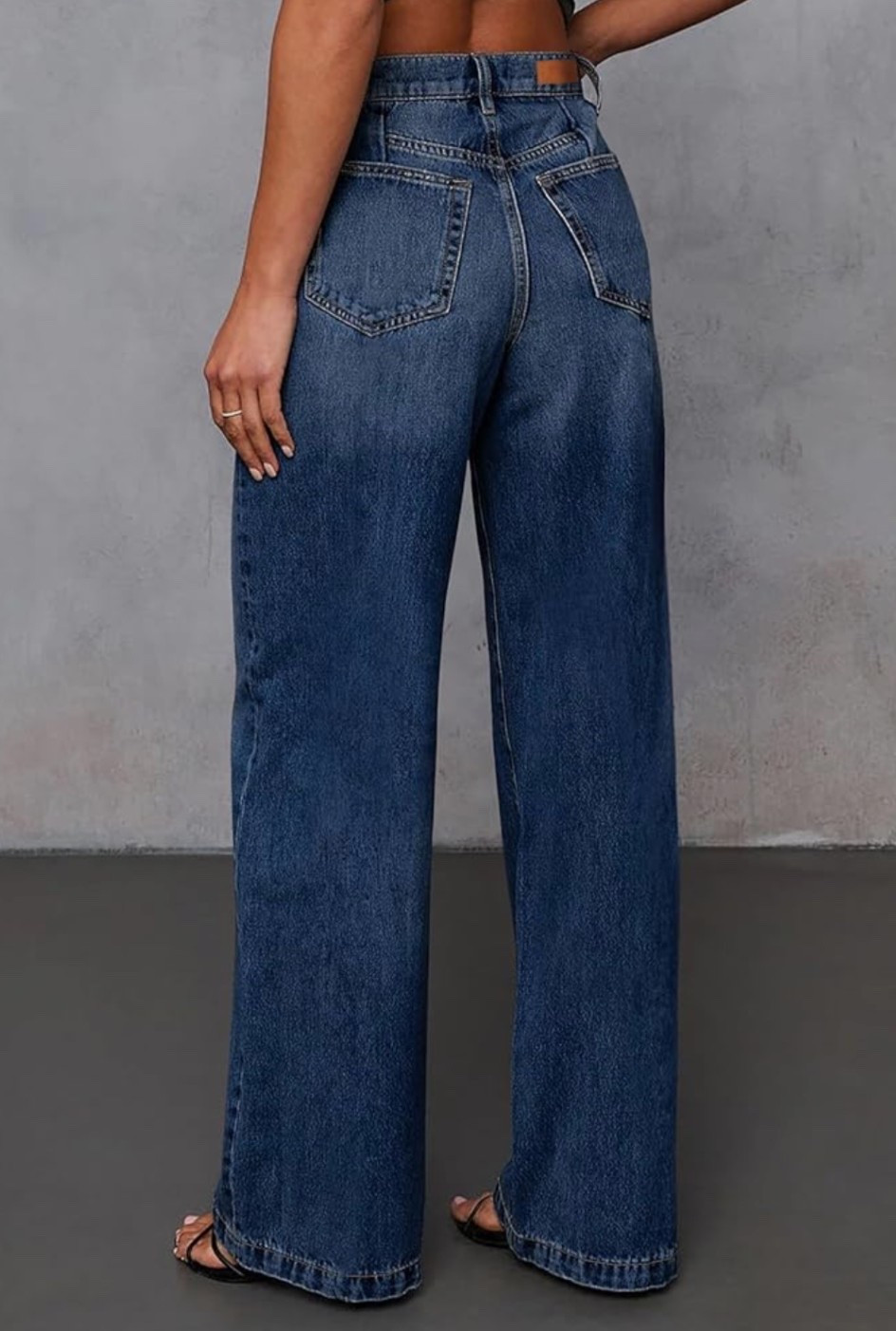 Find in my Denim District Collection. 💙✨ These High Waisted Wide Leg Front Seam Jeans are your perfect spring denim. Baggy enough, flattering, and effortlessly cool styled with a strappy heel and a simple white crop or tank.

Add to cart now and step into your easy, flawless spring look.👖

#LTKSeasonal #LTKU #LTKMidsize