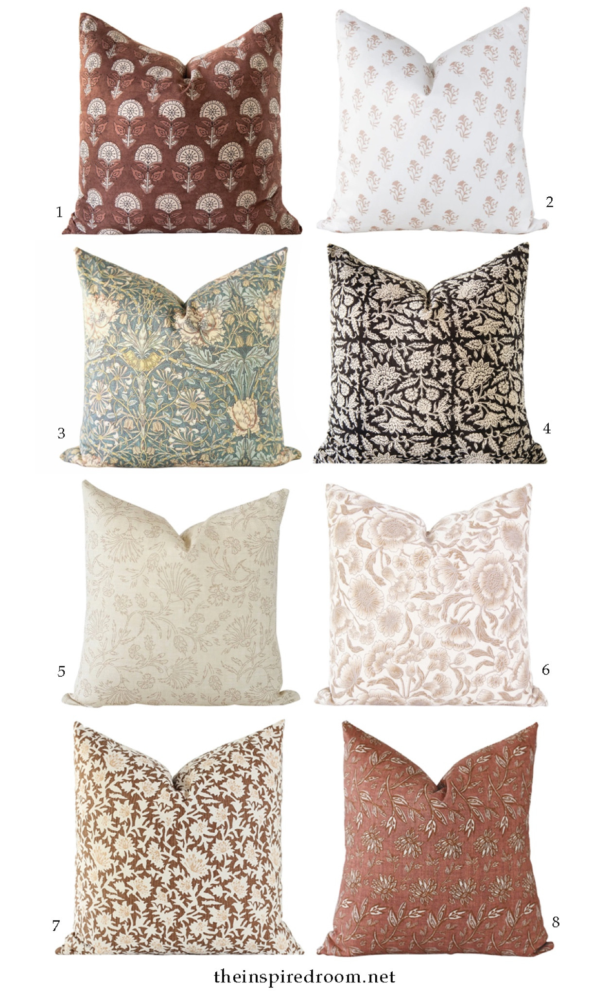 Etsy patterned decorative throw pillows. See more on theinspiredroom.net 

#LTKSeasonal #LTKstyletip #LTKhome