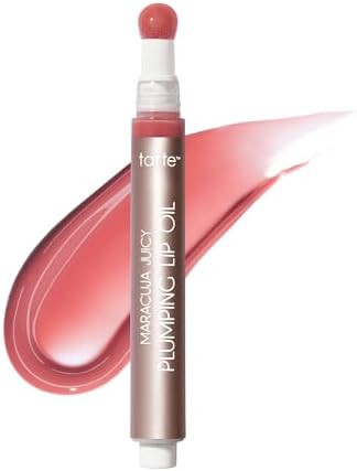 tarte maracuja juicy plumping lip oil - Hydrating & Volumizing Lip Plumper Gloss Balm with Nouris... | Amazon (US)
