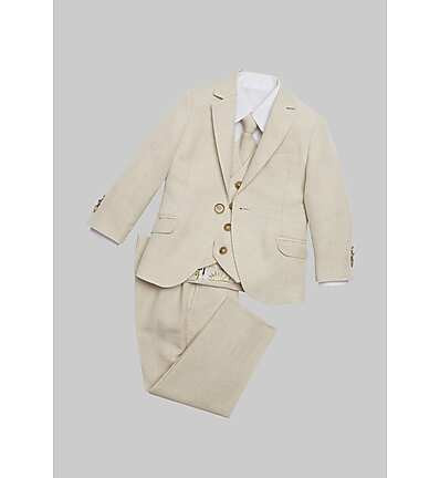 Cleo By Peanut Butter Collection Oasis Linen Blend 5-Piece Suit | Jos. A. Bank