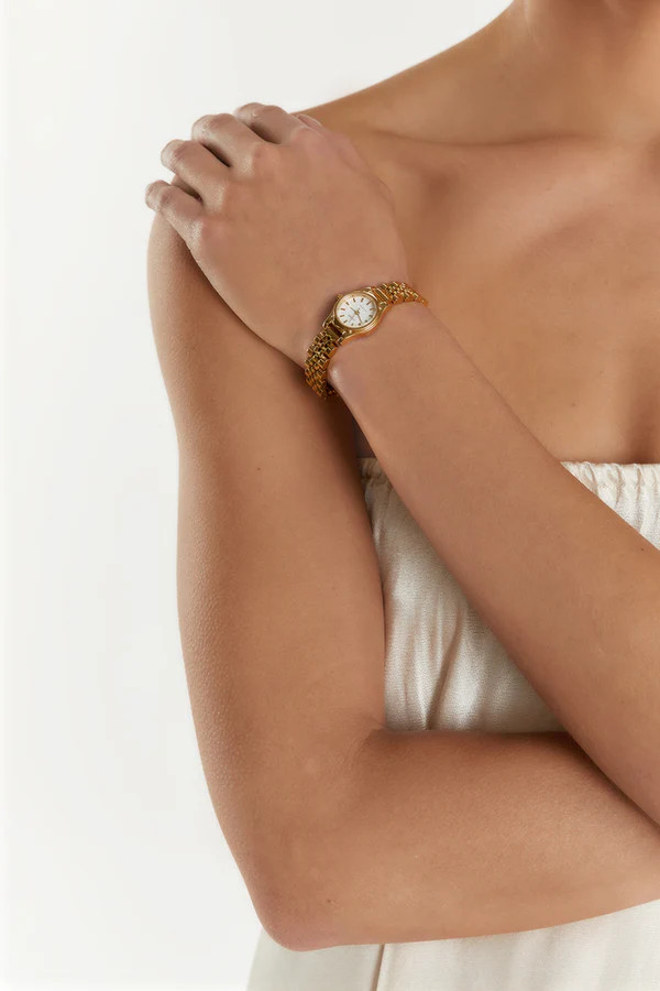CENDRE ISOBEL WHITE & GOLD WATCH | DISSH