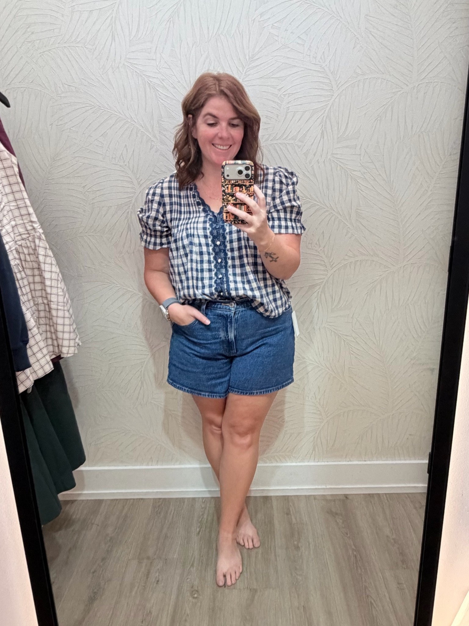 Live in a state where the weather is still warm?! This Abercrombie top is even cute paired with denim shorts! Both the top and shorts run TTS and are on sale for 48 hours only!