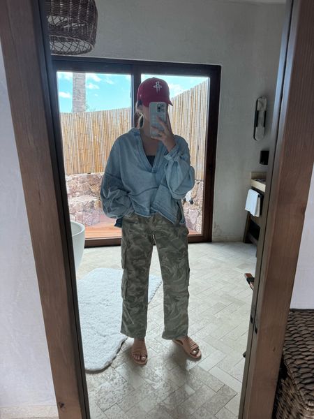 Love these camo cargo pants! I wear them so much, and they’re part of the Abercrombie sale! 

Get 30% off YPB and 15% off everything else, plus an extra 20% on select styles with my code: BLAMEITONDEDE

Dressupbuttercup.com
#dressupbuttercup

#LTKstyletip #LTKsalealert