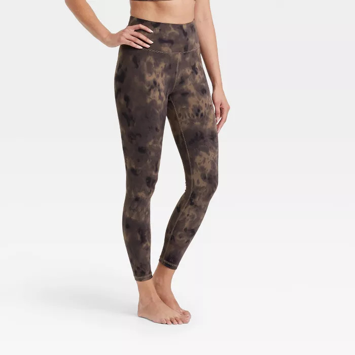 Women's High-Rise Spray Dye 7/8 Leggings - JoyLab™ | Target