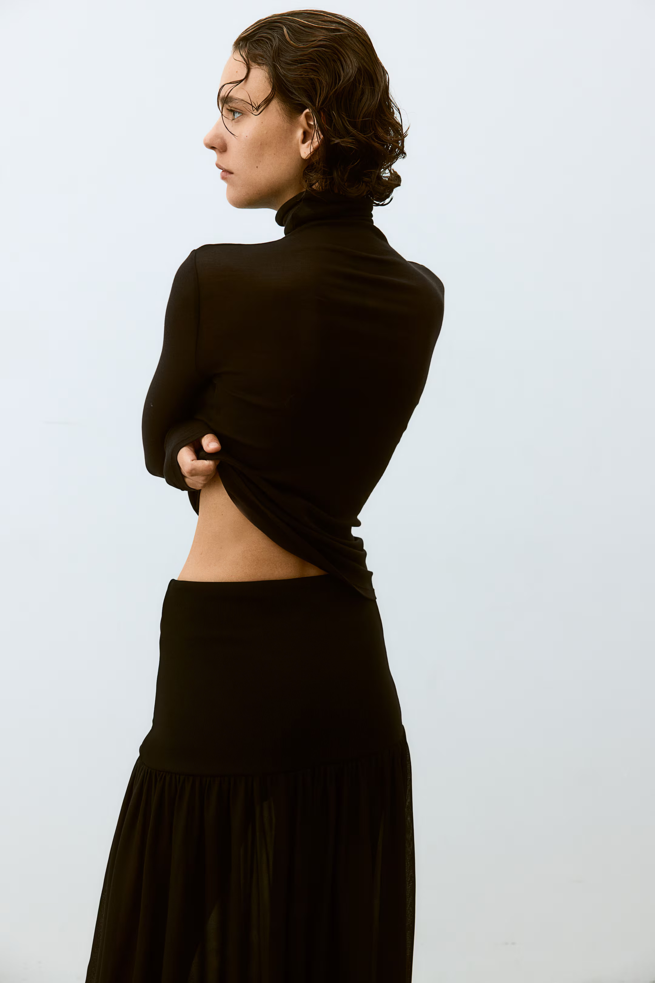 Pima cotton turtleneck top | H&M (UK, MY, IN, SG, PH, TW, HK)