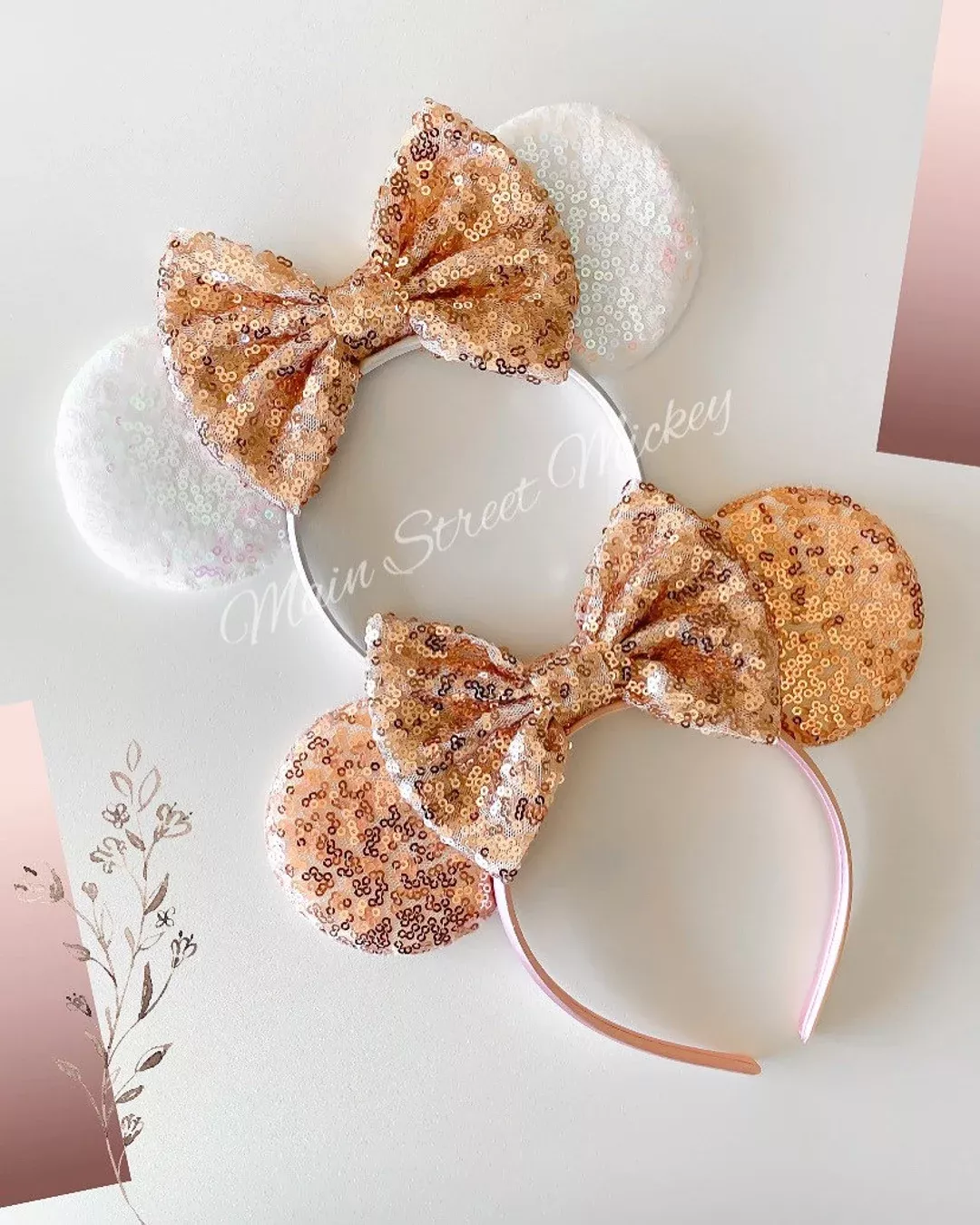 Rose gold minnie mouse ears … curated on LTK
