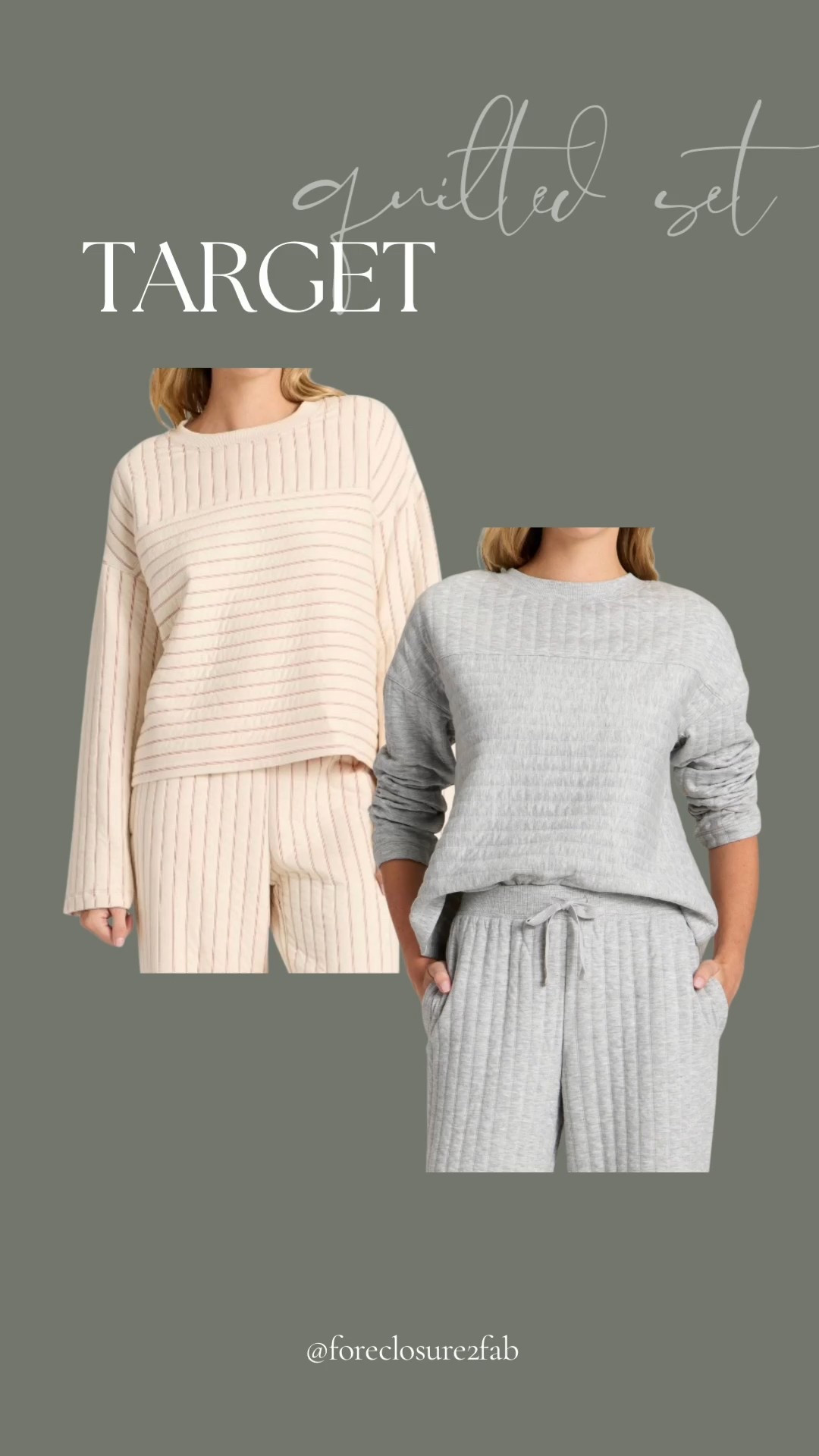 This quilted set is SO soft and incredible warm. Looks so chic with a vest and baseball cap! 

#LTKootd #LTKCyberWeek #LTKFindsUnder50