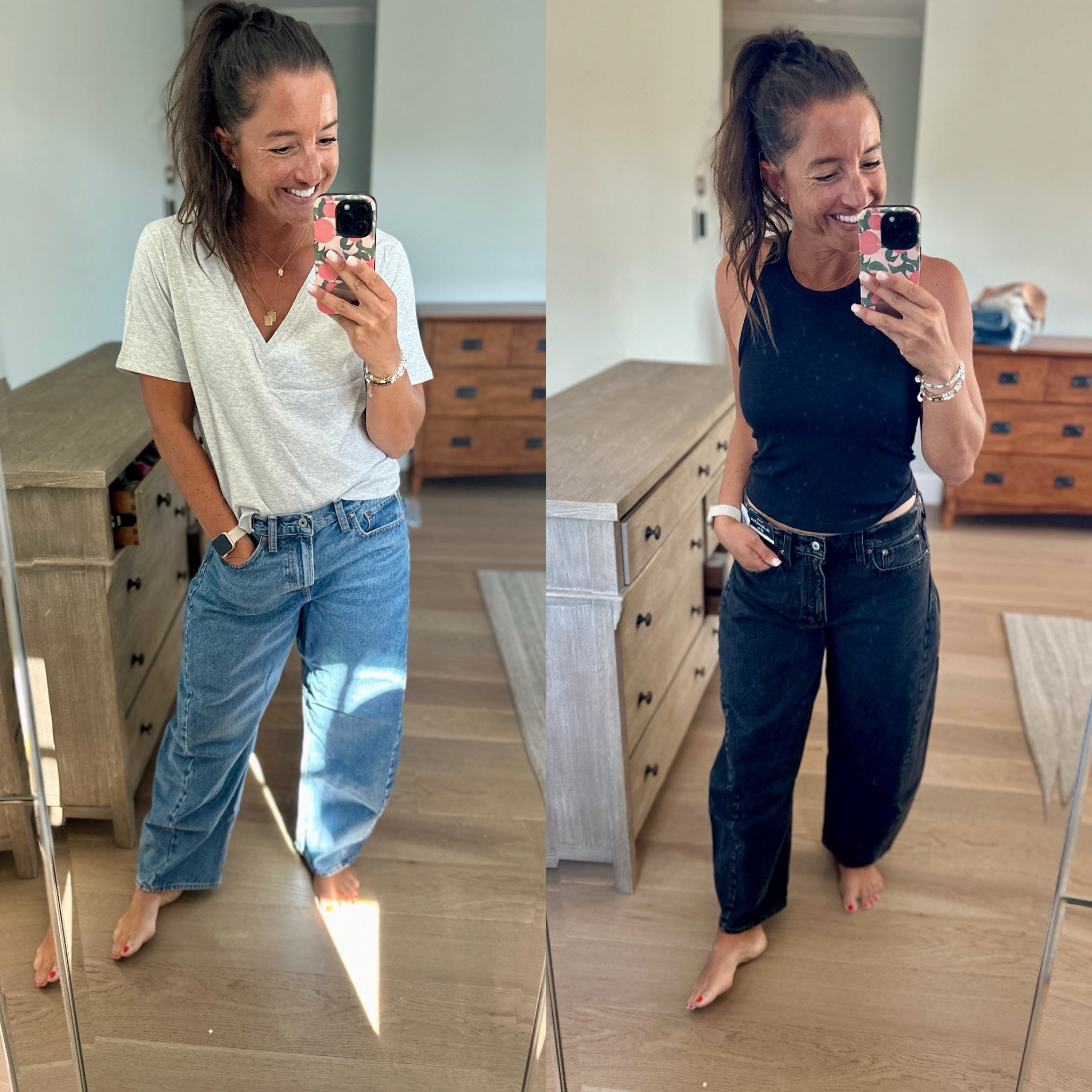 Step into the new season with style in these Abercrombie barrel jeans! Perfect for any outfit and any outing. 🍂 #FallFashion #CasualChic

#LTKFallSale #LTKSeasonal #LTKStyleTip