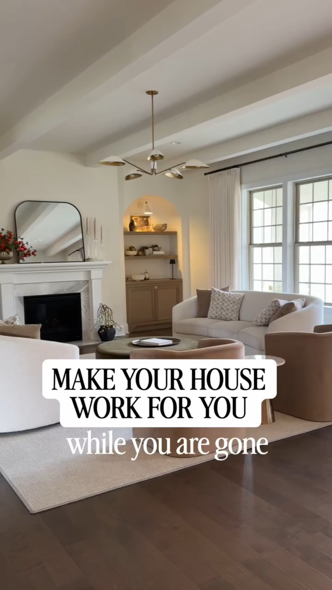 Before we head out to work from a coffee shop while the kids are at school, I don’t just walk out the door.

I set the house up to work for me.

Laundry running.
Kitchen reset.
Vacuum going.
Dinner prepped.
Counters cleared.

Nothing extreme. Just small systems that make coming home feel peaceful instead of overwhelming.

There is something so different about walking back into calm after a productive afternoon. It changes your mood. It changes your energy. It changes your evening.

Your home shouldn’t feel like another task waiting for you. It should support you.

If you love simple systems that make home life feel lighter, follow along. I share realistic, doable ways to create calm without spending all day cleaning. #wayfair #wayfaircreator #ad #wayfairelevate @wayfair @potterybarn @lgusa