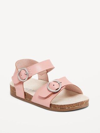 Faux-Leather Buckled Strap Sandals for Baby | Old Navy (US)