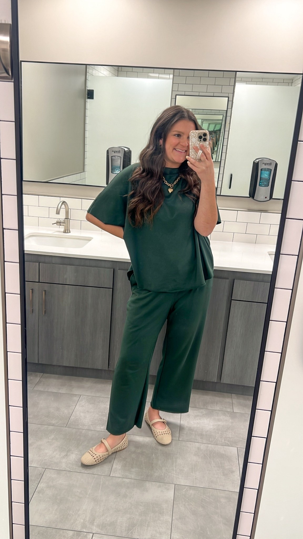 When the comfy matching set doubles as workwear I call it a 10/10!!!! Wearing M. The pants do shrink a little after washing. I’m 5’6 for reference. But I felt like with these shoes, it looked cute still!

Matching set / mom friendly outfit / mom friendly work outfit / Amazon set / Amazon matching set / comfy matching set / Work outfit / comfy work outfit / mom outfit / comfy mom outfit / mom workwear / mom work outfit / in office outfit / office outfit / teacher outfit / business casual / casual mom outfit / work shoes / mary jane flats / tan flats / neutral shoes / neutral flats 

#LTKmomlife #LTKWorkwear #LTKootd