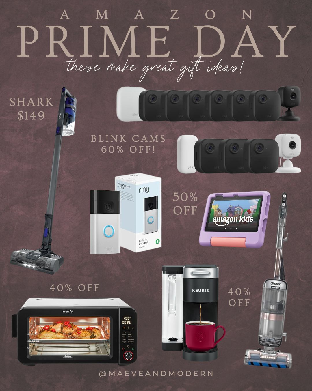 AMAZON PRIME DAY DEALS! these all make great gift ideas for the holidays! 40% to 50% OFF!!!

 

 

#LTKHome #LTKSaleAlert