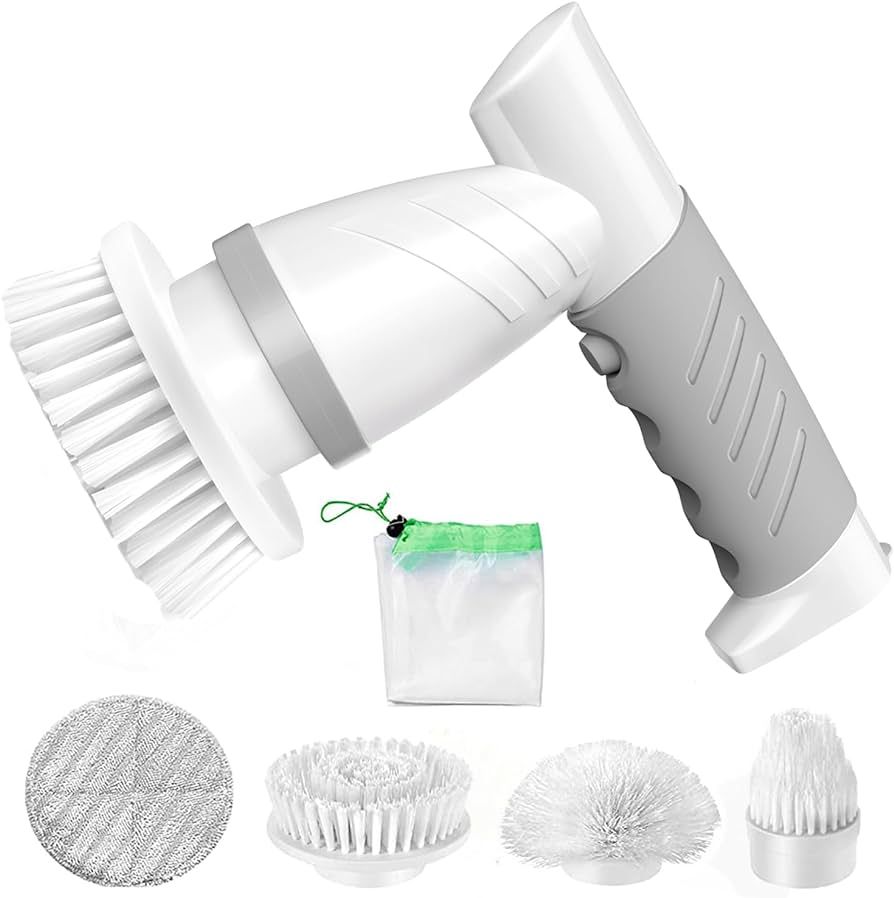 SZFIXEZ Electric Spin Scrubber, Cordless Electric Cleaning Brush for Bathroom Electric Spin Clean... | Amazon (US)