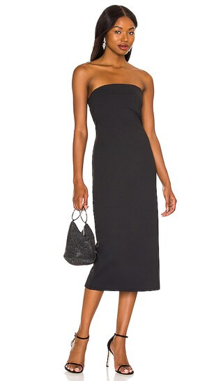 Midi Tube Dress in Black | Revolve Clothing (Global)