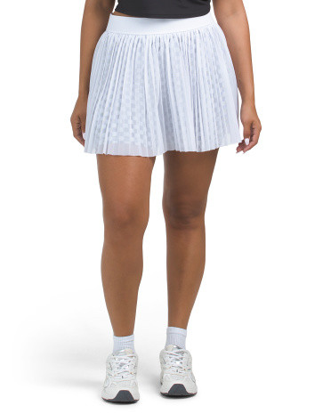 Mesh Overlay Tennis Skirt | TJ Maxx