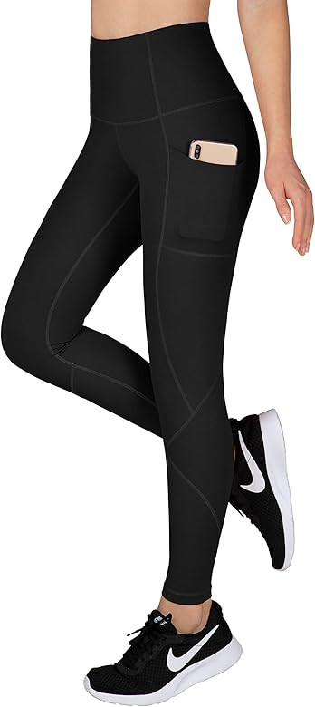 LifeSky Yoga Pants for Women, High Waisted Tummy Control Workout Leggings with Pockets, 4 Way Str... | Amazon (US)