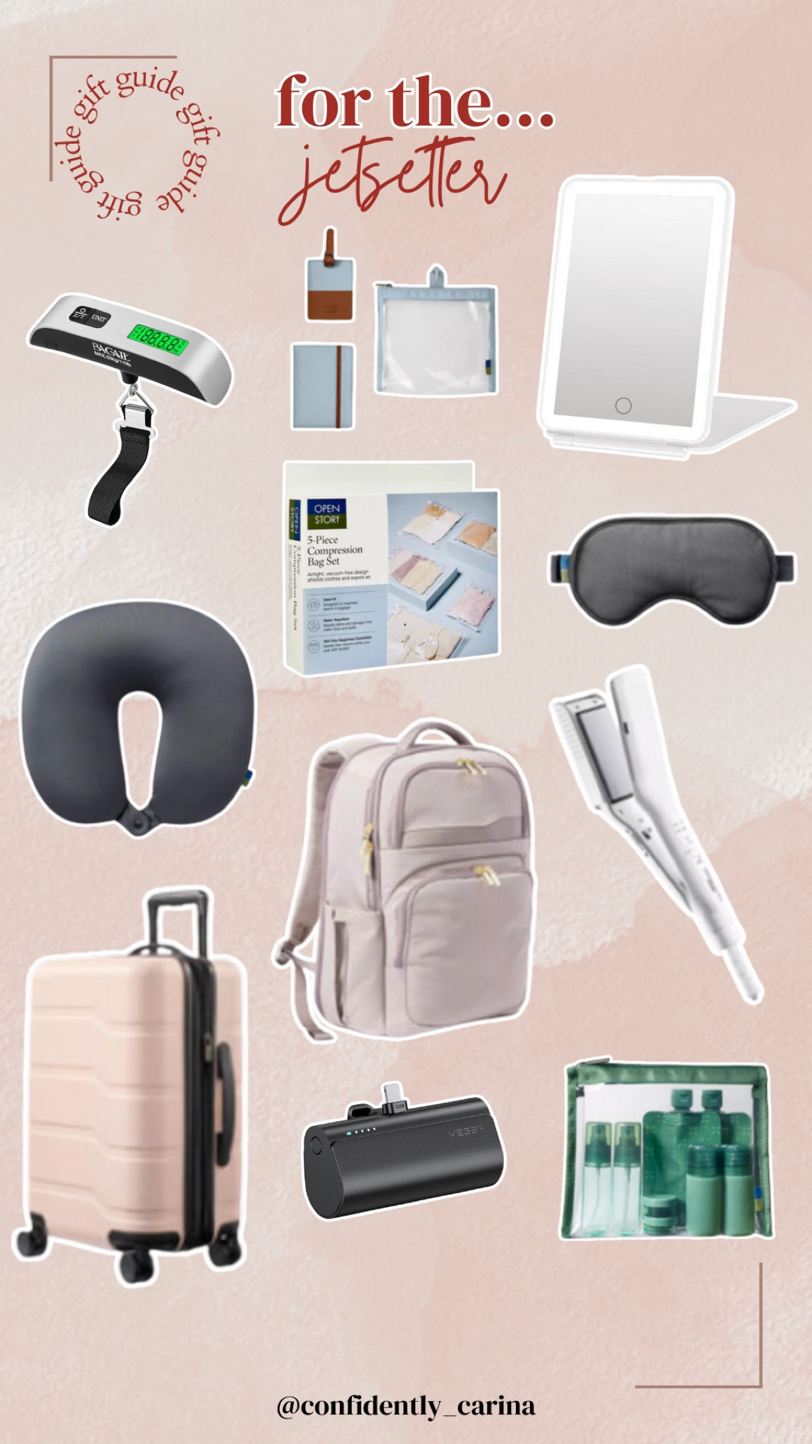 A gift guide for the travel lover in your life! 

Gift guide for the jetsetter, travel outfit, travel essentials, Christmas gift ideas, Christmas gifts, holiday gifts 

#LTKSeasonal #LTKHoliday #LTKGiftGuide