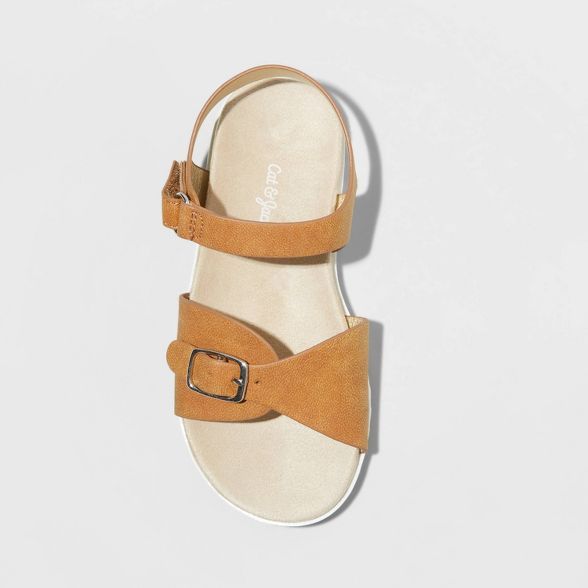 Toddler Girls' Shaelyn Footbed Sandals - Cat & Jack™ | Target